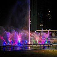 Музыкальный фонтан в Ашдоде в парке у моря! :: Светлана Хращевская