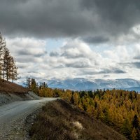 "За облаками" :: Сергей Политыкин