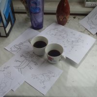 Иронический натюрморт "Кофе со сливками общества"!.. :: Alex Aro Aro Алексей Арошенко