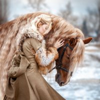 С лошадью :: Татьяна Мышкина