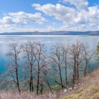 Начало Мая на озере Тургояк. (панорама) :: Алексей Трухин