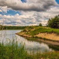 Облака на озером :: Андрей Дворников