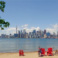 Summer 2021. Downtown Toronto. Lake Ontario. :: Alexander Hersonski