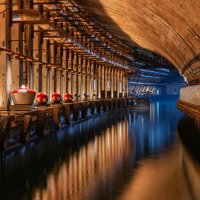 Основной подземный канал "Объекта 825", экспонаты и освещение. :: olaf_rogers Нефотографов