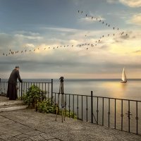 Монах и море... :: Анна Пугач