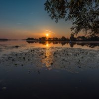 Восход на реке Дубне. :: Виктор Евстратов