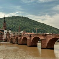 Старый мост г. Гейдельберг ( нем. Heidelberg ) — город в Германии :: Bo Nik