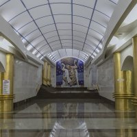 Петербургское метро, станция  Международная :: Александр Дроздов