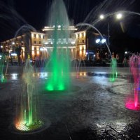 Полоцкая радуга в фонтане! :: Андрей Буховецкий