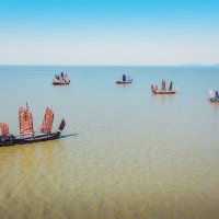 Рыбацкие лодки на озере Тайху, Китай :: Дмитрий 