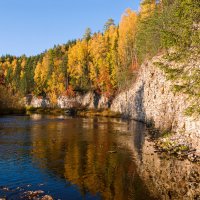 Осень на реке Чуть. Республика Коми :: Николай Зиновьев