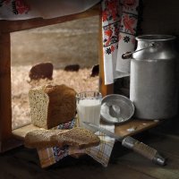 Коровы в поле - хлеб с молоком в доме. :: Сергей Фунтовой 