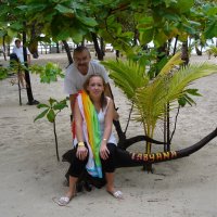 На уютном пляже Табиана в Гондурасе :: Владимир Смольников