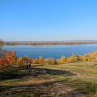 Волга осенью. Самара :: Надежда 