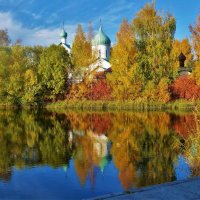 Золотая осень на Средней Рогатке... :: Sergey Gordoff