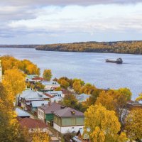 Вид на Волгу с Соборной горы. Плес :: Галина Новинская