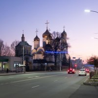 Кафедральный собор Брянска в свете фонарей :: Евгений 