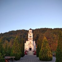 Монастырь Святой Петки (Параскевы) в Сербии на закате :: SergAL 