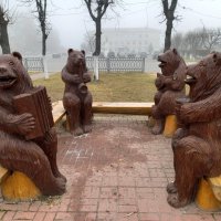 Медведи в городе Спас-Клепики :: Tarka 