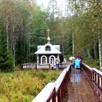 В избушке находится исток реки Волга. На Валдае :: Валерий 