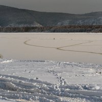 Одинокий рыбак на Амуре. :: Виктор Иванович Чернюк