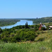 Пухляковский. Река Дон в западных окрестностях хутора. :: Пётр Чернега