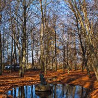 Осенняя русалочка Несвижского парка :: M Marikfoto