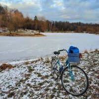 История одной вело-фото-сессии. Мои пруды встали; зима что-ли? :: Андрей Лукьянов