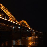 Н.Новгород.Мост через Волгу. :: leff Postnov
