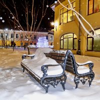 Как снег на лавки! :: Константин Иванов