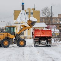 Устранение последствий снегопада. :: Анатолий. Chesnavik.