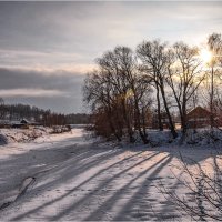 "К вечеру. Следы на реке"© :: Владимир Макаров