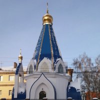 Храм в честь Георгия Победоносца в Рязанском десантном училище :: Galina Solovova