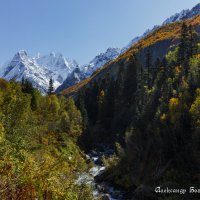 река  Домбай Ульген :: Александр Богатырёв