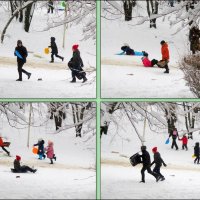 Зимние забавы ростовской детворы :: Нина Бутко