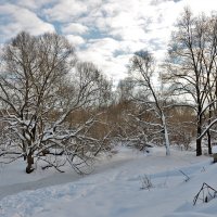 28 декабря, речка Песочная замёрзла :: Светлана 