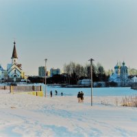 Три милых Храма и 1-е января... :: Sergey Gordoff
