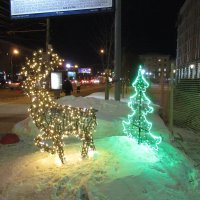 Новогодний олень с ёлочкой :: Андрей Макурин