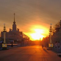 Восход солнца в декабре :: Александр Орлов