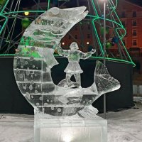 Скульптура из льда " Калевала" :: Galina Solovova