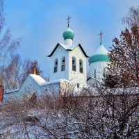 После праздников.Церковь-монастырь Святой иконы Сергия Радонежского... :: Sergey Gordoff