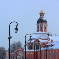 Северный (Просфорный) корпус и Благовещенская – Александро-Невская церковь Лавры. :: Александр Алексеенко