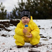 Baby in the snow :: Nikola Ivanovski