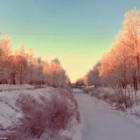 Морозное утро на Малоневском канале :: Игорь Корф