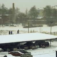Трое и снег :: Елена Минина