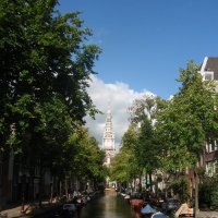 Речной канал Амстердама усыпанный лодками :: Ekaterina Voronov@