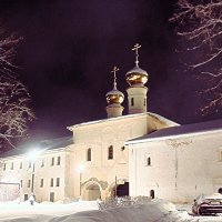 Вечерний монастырь :: Сергей Кочнев