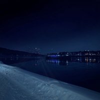 Поздняя ночь,набережная Москвы реки. :: Ivan G