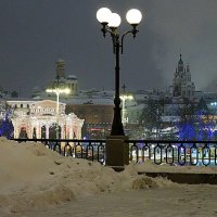 город в снегу :: Олег Лукьянов