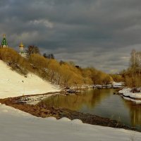 Зимний вечер у реки :: Andrey Bragin 